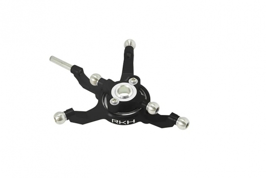 Rakonheli Taumelscheibe aus Aluminium in schwarz für Blade 230S und 250CFX