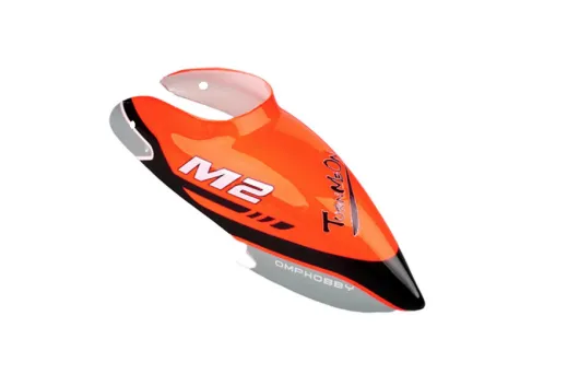 OMPHobby Ersatzteil Kabinenhaube in orange für OMPHobby M2 Heli