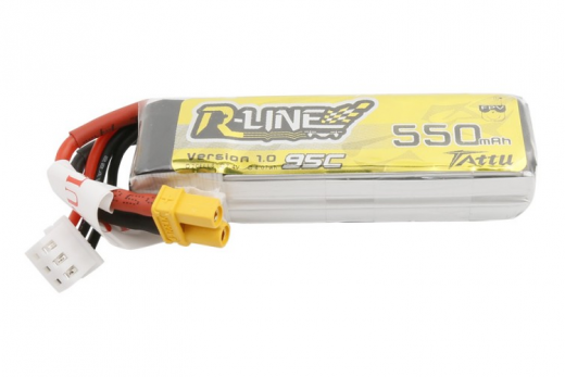 Tattu R-Line LiPo Akku 550mAh 95C 2S1P mit XT30