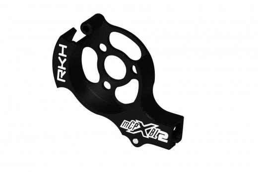 Rakonheli Heckmotorhalterung aus Aluminium in schwarz für Blade mCPX BL2