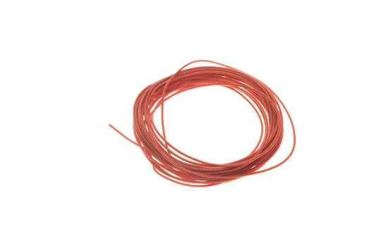 Silikonkabel kupfer 0,75mm rot 5Meter