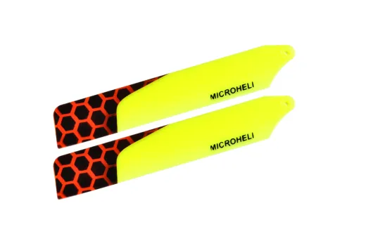 Microheli Kunststoff Hauptrotorblätter in gelb 85mm für Blade Nano CP, Nano CPX, Nano CPS, Nano S2 und Nano S3
