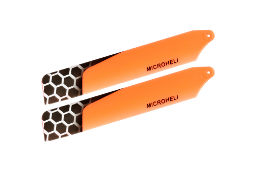 Microheli Kunststoff Hauptrotorblätter in orange 85mm für Blade Nano CP, Nano CPX, Nano CPS, Nano S2 und Nano S3