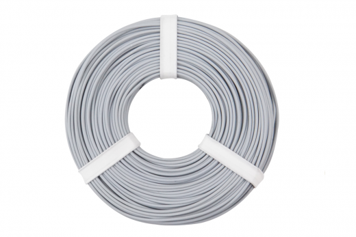 Kupferschalt Kabel 0,25mm² 10m in grau