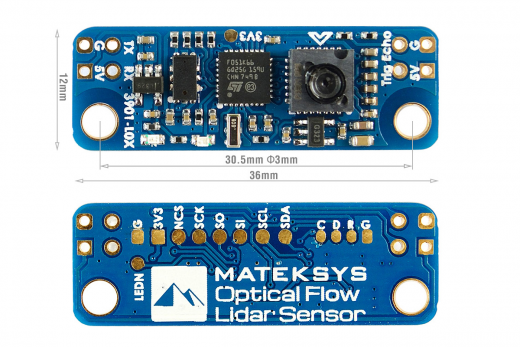 Matek Optical Flow und Lidar Sensor 3901-L0X