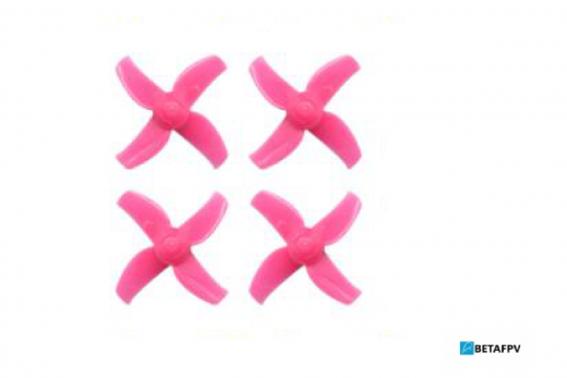 BetaFPV 4 Blatt Propeller Set 40mm für 1mm Welle in pink für Beta75 PRO2 2S