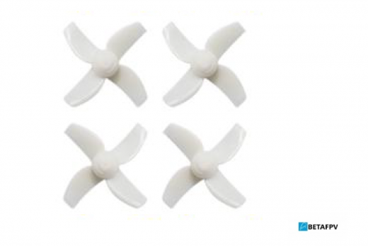 BetaFPV 4 Blatt Propeller Set 40mm für 1mm Welle in weiß für Beta75 PRO2 2S