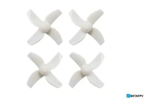BetaFPV 4Blatt Propeller Set 40mm für 1mm Welle in weiß für Beta75 PRO2 2S
