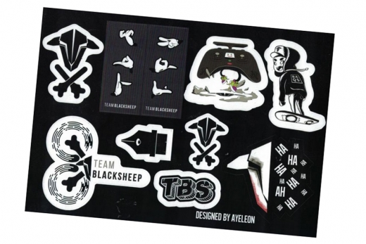 TBS Team Black Sheap Aufkleber/Sticker Bogen V7