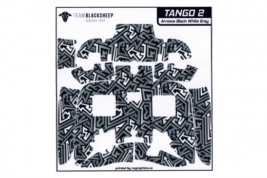 TBS Tango 2 Skin in Arrows Black White Grey Design