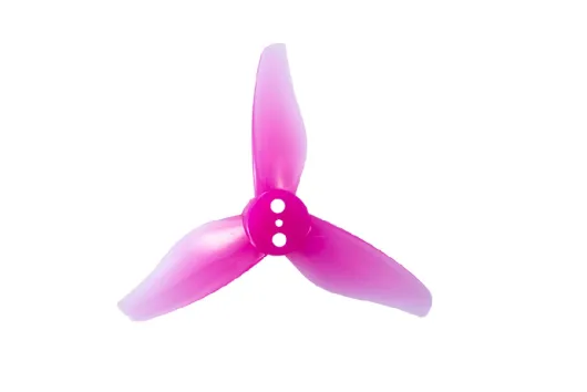 Gemfan FPV Race Propeller Hurricane 2023 2x2,3x3 3Blatt 2 Zoll Toothpick für 1,0mm in pink