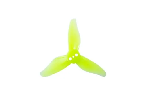 Gemfan FPV Race Propeller Hurricane 2023 2x2,3x3 3Blatt 2 Zoll Toothpick für 1,0mm in gelb