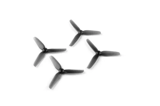 Happymodel 3Blatt Propeller 65mm in schwarz 1,5mm Welle 2xCW und 2xCCW