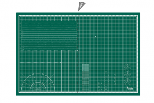 Selbstheilende faltbare Schneidematte A1 90x60cm