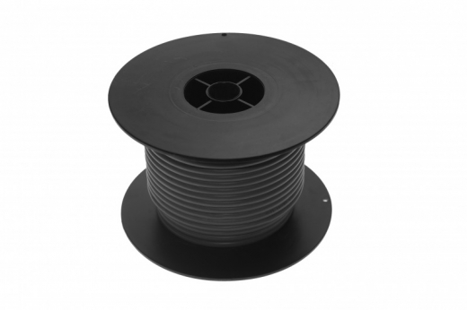 Silikonkabel kupfer 8,00mm schwarz auf einer Rolle 25 Meter