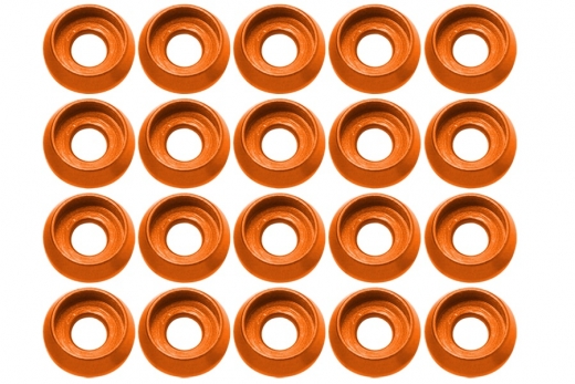 Rakonheli finishing caps M4 in orange 20Stück