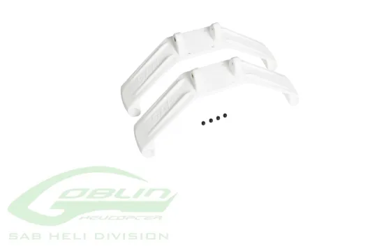 SAB Goblin Landegestellbügel aus Kunststoff Weiß für Kraken 580