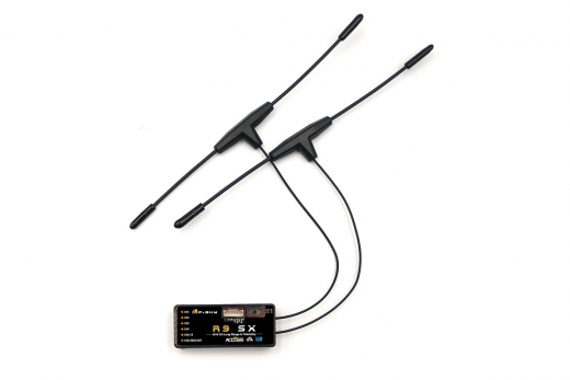 868 MHz FrSky Empfänger R9SX OTA Access und T-Dipolantenne