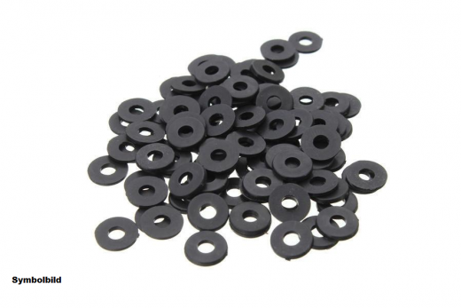 Nylon Unterlegscheiben M2,5 in schwarz 10Stück
