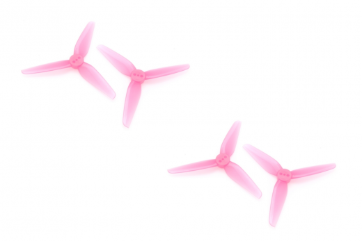 HQ Propeller HeadsUpTinny T3x1,8x3 mit 1,5mm Welle aus Poly Carbonate in pink transparent je 2xCW+ 2xCCW