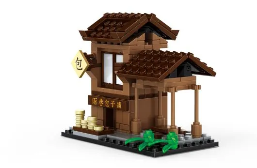 Wange Klemmbausteine - Chinesische Bäckerei - 152 Teile
