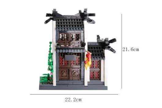 Wange Klemmbausteine - Weinhaus im Hui-Stil - 1039 Teile