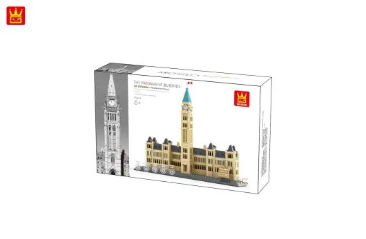 Wange Klemmbausteine - Parlamentsgebäude von Kanada Ottawa - 608 Teile