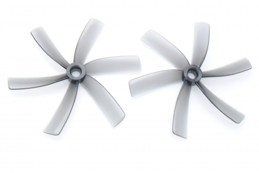 HQ Sechsblatt Duct Propeller für Cinewhoops 75mmx6 je 2xCW und 2xCCW für 5mm Welle in schwarz transparent