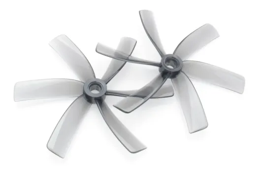 HQ Sechsblatt Duct Propeller für Cinewhoops 75mmx6 je 2xCW und 2xCCW für 5mm Welle in schwarz transparent