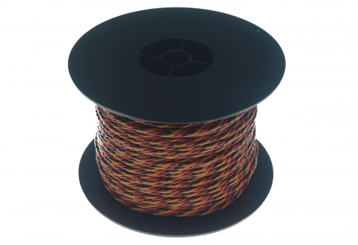 Servokabel 3x0,34mm² PVC verdrillt auf der praktischen Spule 100 Meter