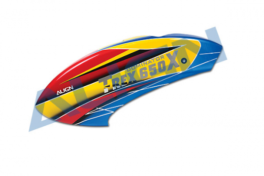 Align Kabienenhaube blau/gelb/rot für T-REX 650X