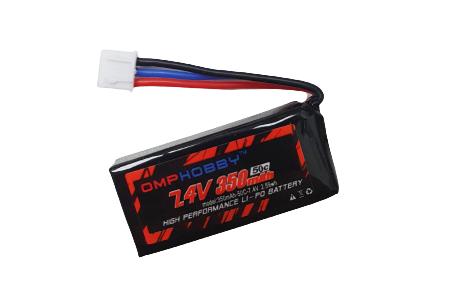 OMPHobby LiPo Akku 2S 350mAh 50C für OMPHobby M1 und M1 EVO Heli 