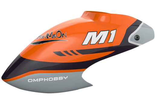 OMPHobby Ersatzteil Kabinenhaube in orange für OMPHobby M1 Heli 