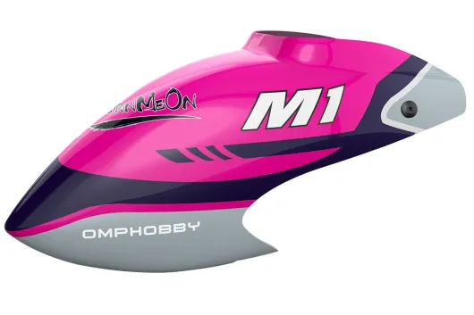 OMPHobby Ersatzteil Kabinenhaube in violett für OMPHobby M1 Heli