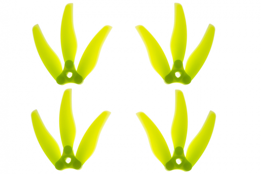 Gemfan Floppy Proppy 5135 faltbarer FPV Propeller Gelb 5 Zoll