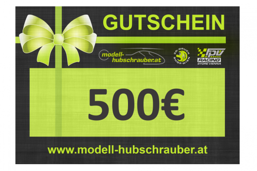 Geschenkgutschein 500€ PDF zum selbst ausdrucken