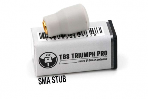 TBS Triumph Pro Stubby Antenne 5,8GHz LHCP mit SMA (mit Pin) Anschluss 