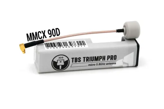 TBS Triumph Pro Antenne 5,8GHz LHCP mit gebogen MMCX Anschluss MMCX 90
