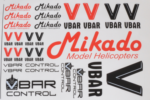 Mikado VBar / VControl Aufkleber-Set