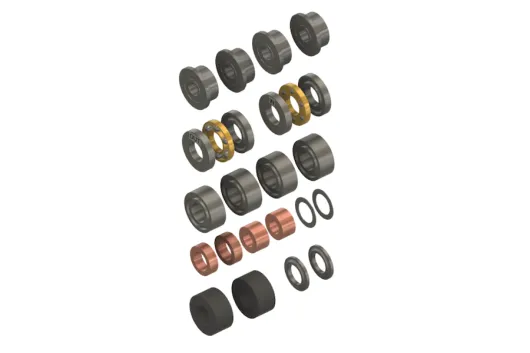 Mikado Ersatzteile Rotorkopf Kugellager, Dämpfer Set für LOGO 200 und V8