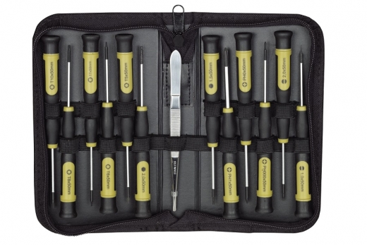 Proxxon Schraubendreher-Set MICRO-Driver mit ergonomischer Griff, 13-teilig in Tasche 