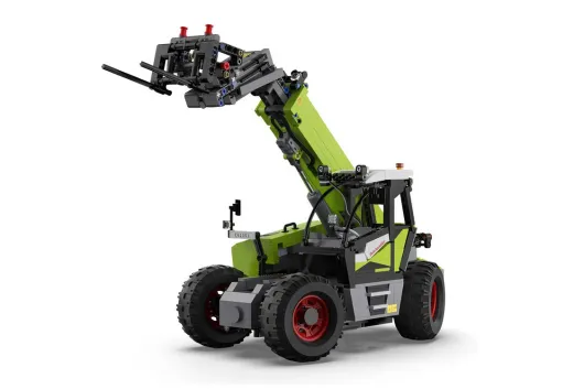 CaDA Master Series Klemmbausteine Teleskoplader 1:17 RC Set RTR mit Fernsteuerung und Antriebsset - 1469 Teile