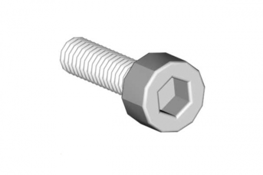 Mikado Innen-Sechskantschraube M2,5x12mm 4Stück