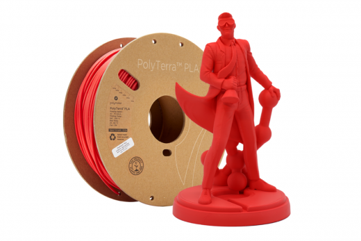 Polymaker PolyTerra PLA Lava rot 1,75mm 1kg