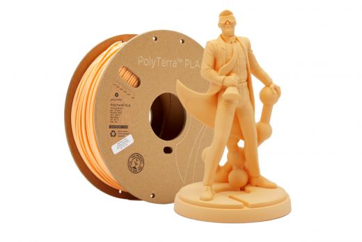 Polymaker PolyTerra PLA Peach / Pastell orange 1,75mm 1kg