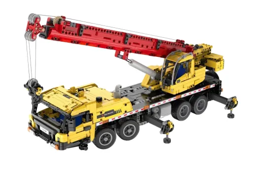 CaDA Klemmbausteine Mobile Crane - optional aufrüstbar mit RC Set - 1831 Teile
