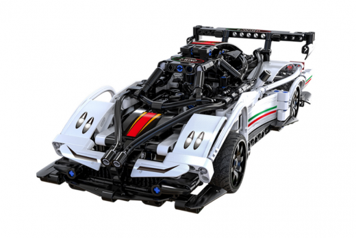 CaDA Klemmbausteine Z-Wind RC Set RTR mit Fernsteuerung oder via APP und Antriebsset - 457 Teile