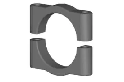 Mikado Halbschellen für CFK Heckrotor Ø 20mm