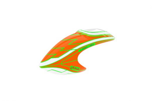 Mikado Haube LOGO 480, orange/weiß