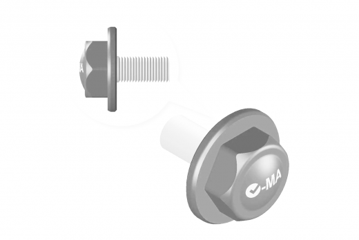 L-MA Precision Tuning Heckrotorblatthalteradapter aus Aluminium in silber für OMPHOBBY M1 Heli